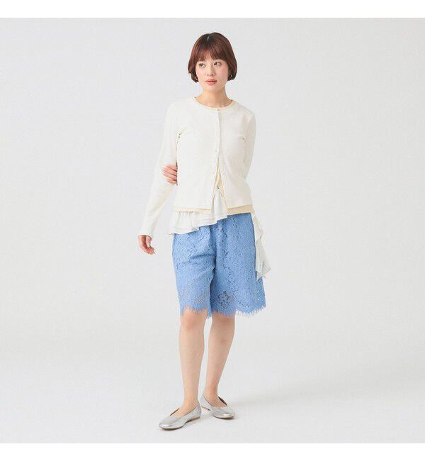 Ray BEAMS 「レース スカラヘム ハーフ パンツ」|その他|