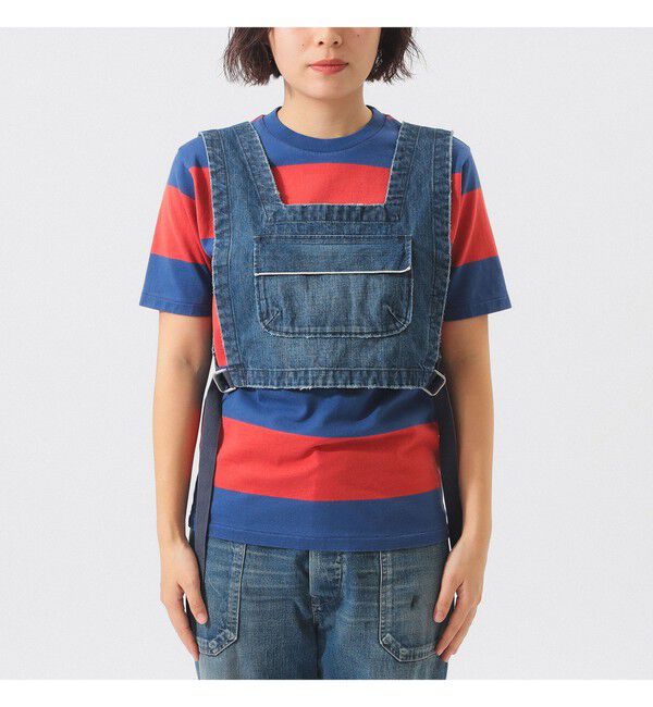 BEAMSBOY「maturely / デニム ディッキー ベスト」|ベスト・ジレ|