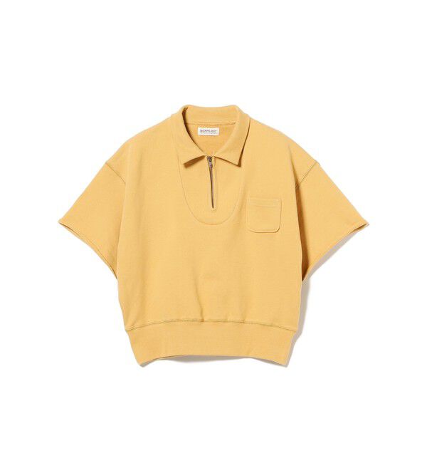 BEAMSBOY「ハーフジップ ショートスリーブ スウェット」|スウェット・ジャージ|