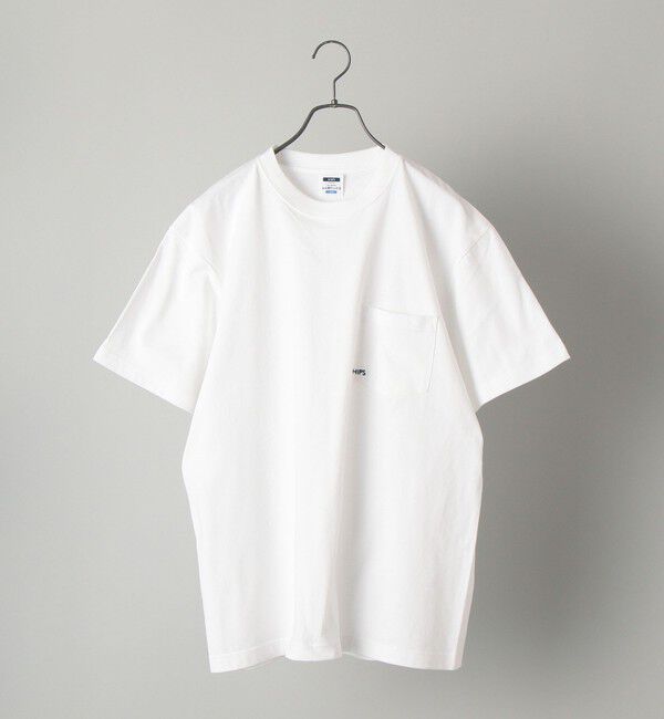 SHIPS「【累計販売数18万枚突破!!】【WEB限定】SHIPS: マイクロ SHIPSロゴ ポケット Tシャツ」|Tシャツ・カットソー|