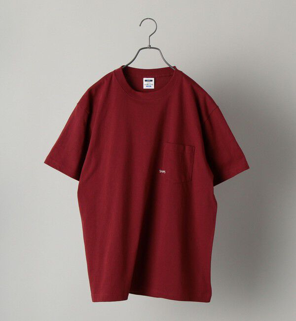 SHIPS「【累計販売数18万枚突破!!】【WEB限定】SHIPS: マイクロ SHIPSロゴ ポケット Tシャツ」|Tシャツ・カットソー|