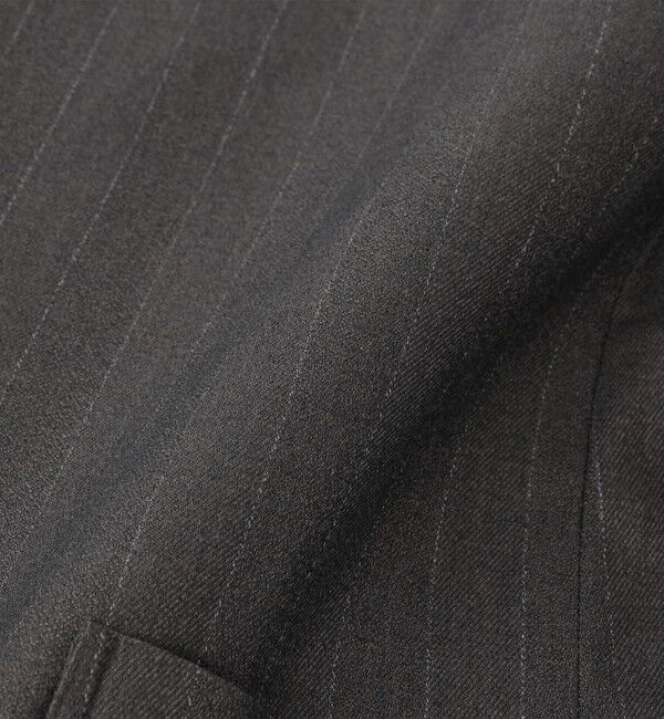 SHIPS Colors 「SHIPS Colors: 〈手洗い可能〉ウールライク ノーカラー ジャケット」|ノーカラージャケット|