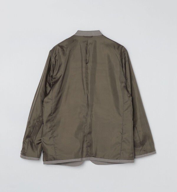 SHIPS Colors 「SHIPS Colors: 〈手洗い可能〉ウールライク ノーカラー ジャケット」|ノーカラージャケット|