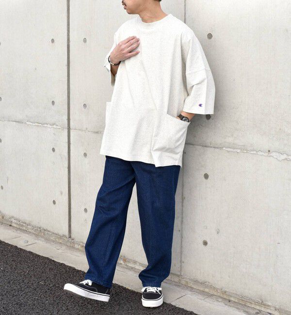 SHIPS any「【SHIPS any別注】Champion: ドルマン キャンプポケット Tシャツ 25SS◇」|Tシャツ・カットソー|