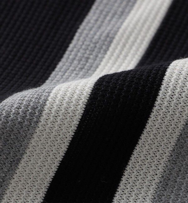 SHIPS「SHIPS:  ハニカム ストライプ オープンカラー シャツ」|シャツ・ブラウス|