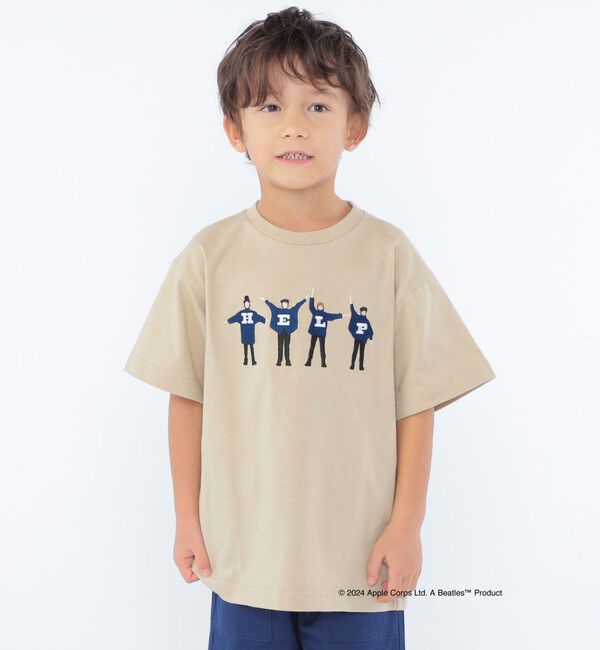 SHIPS KIDS「SHIPS KIDS:100～130cm / 〈家族おそろい〉【THE BEATLES】TEE」|Tシャツ・カットソー|