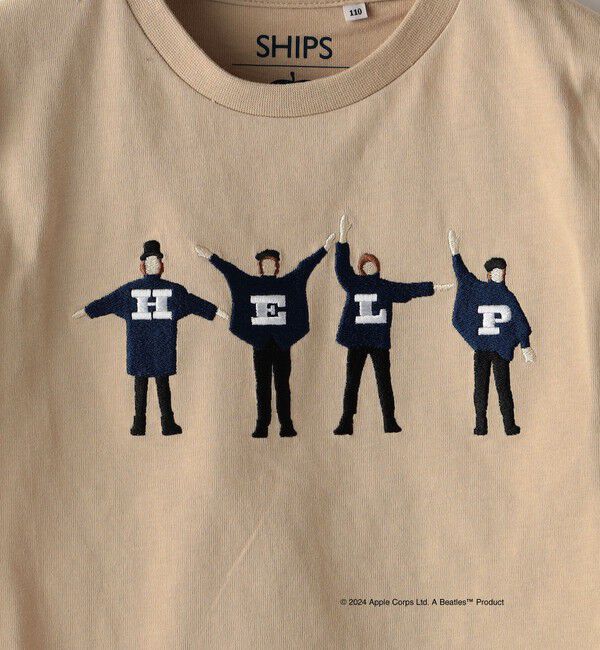 SHIPS KIDS「SHIPS KIDS:100～130cm / 〈家族おそろい〉【THE BEATLES】TEE」|Tシャツ・カットソー|
