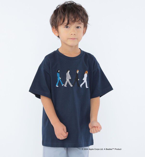 SHIPS KIDS「SHIPS KIDS:100～130cm / 〈家族おそろい〉【THE BEATLES】TEE」|Tシャツ・カットソー|