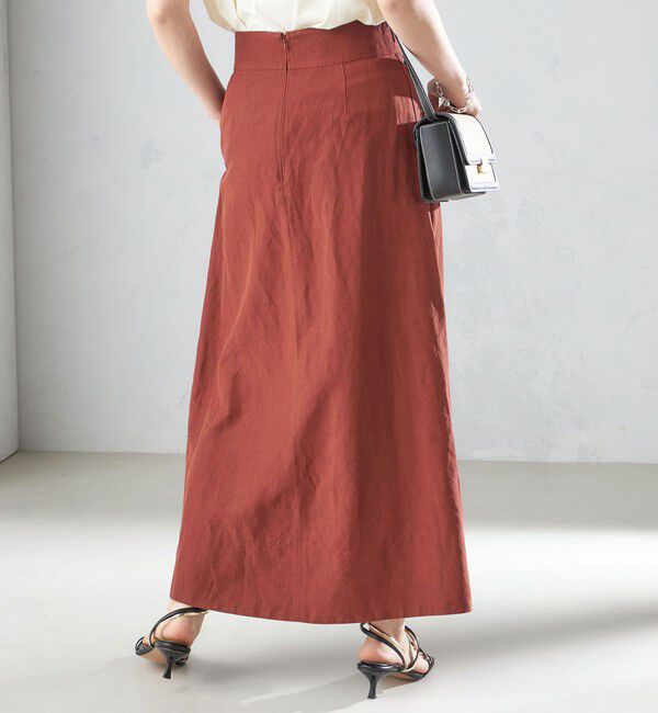 SHIPS for women「〈手洗い可能〉麻混 フレア マキシ スカート 」|スカート|