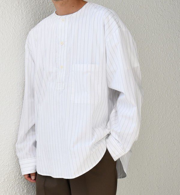 SHIPS any「SHIPS any: オーバーサイズ コットン スリーピング シャツ◇」|シャツ・ブラウス|