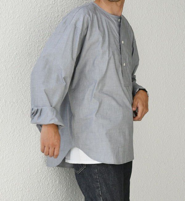 SHIPS any「SHIPS any: オーバーサイズ コットン スリーピング シャツ◇」|シャツ・ブラウス|