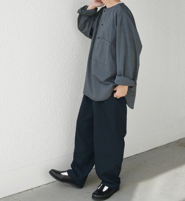 SHIPS any「SHIPS any: オーバーサイズ コットン スリーピング シャツ◇」|シャツ・ブラウス|