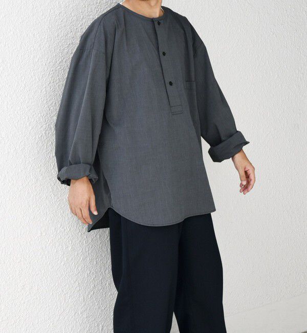 SHIPS any「SHIPS any: オーバーサイズ コットン スリーピング シャツ◇」|シャツ・ブラウス|