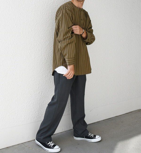 SHIPS any「SHIPS any: オーバーサイズ コットン スリーピング シャツ◇」|シャツ・ブラウス|