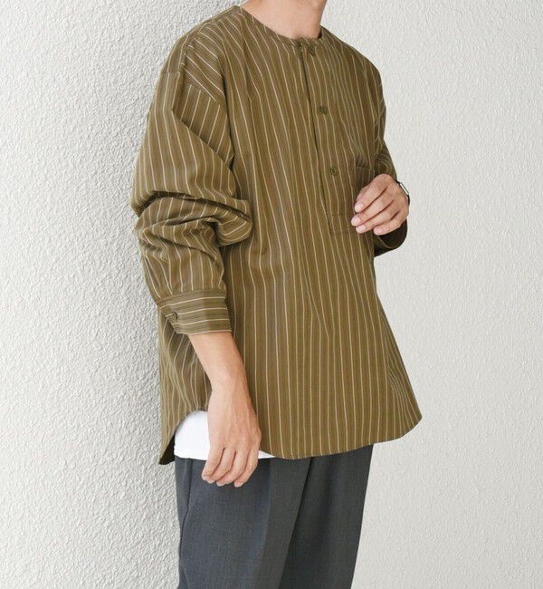 SHIPS any「SHIPS any: オーバーサイズ コットン スリーピング シャツ◇」|シャツ・ブラウス|