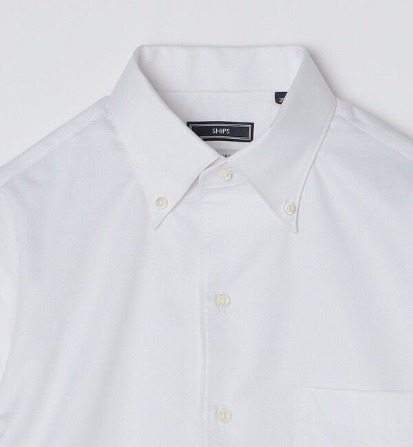 SHIPS「SHIPS: イージーアイロン オックスフォード イタリアンカラー ボタンダウン シャツ」|シャツ・ブラウス|