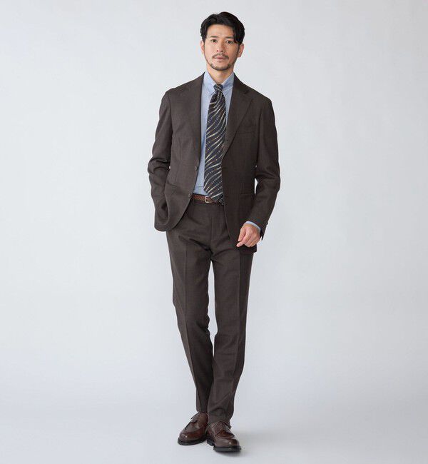 SHIPS「SHIPS: 〈セットアップ対応/手洗い可能〉ウォッシャブル サキソニー セットアップ ジャケット」|テーラードジャケット|