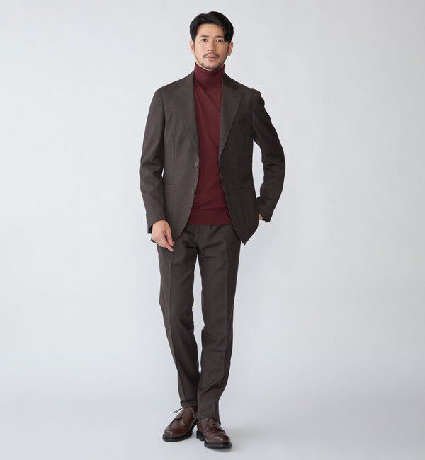 SHIPS「SHIPS: 〈セットアップ対応/手洗い可能〉ウォッシャブル サキソニー セットアップ ジャケット」|テーラードジャケット|