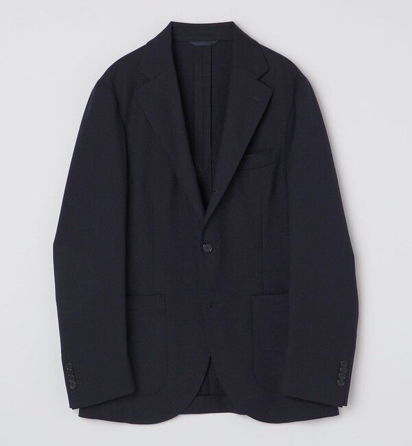 SHIPS「SHIPS: 〈セットアップ対応/手洗い可能〉ウォッシャブル サキソニー セットアップ ジャケット」|テーラードジャケット|