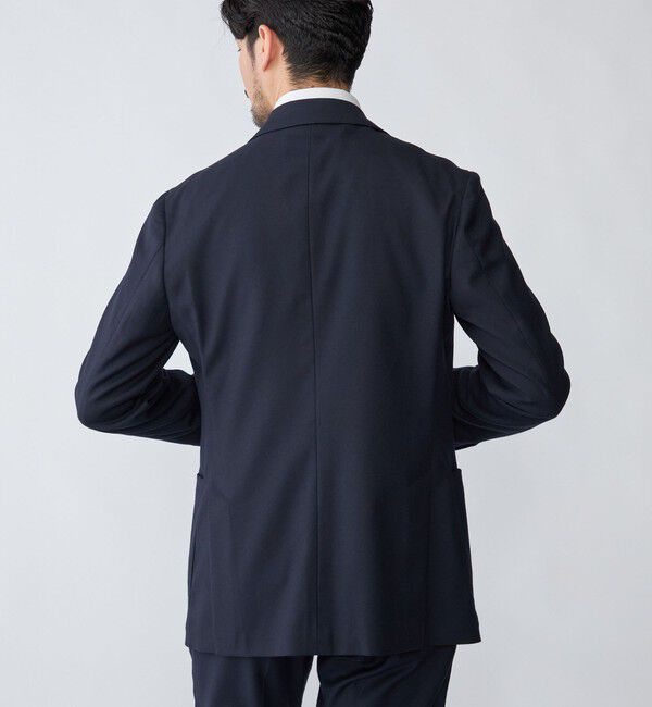 SHIPS「SHIPS: 〈セットアップ対応/手洗い可能〉ウォッシャブル サキソニー セットアップ ジャケット」|テーラードジャケット|