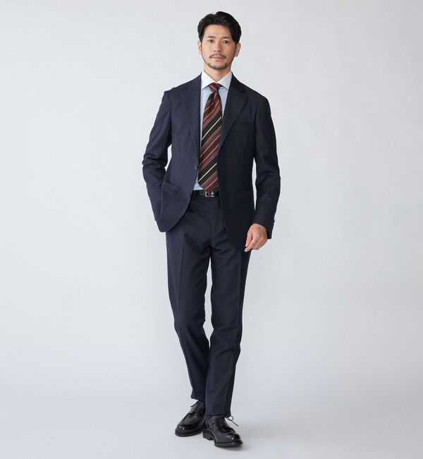 SHIPS「SHIPS: 〈セットアップ対応/手洗い可能〉ウォッシャブル サキソニー セットアップ ジャケット」|テーラードジャケット|