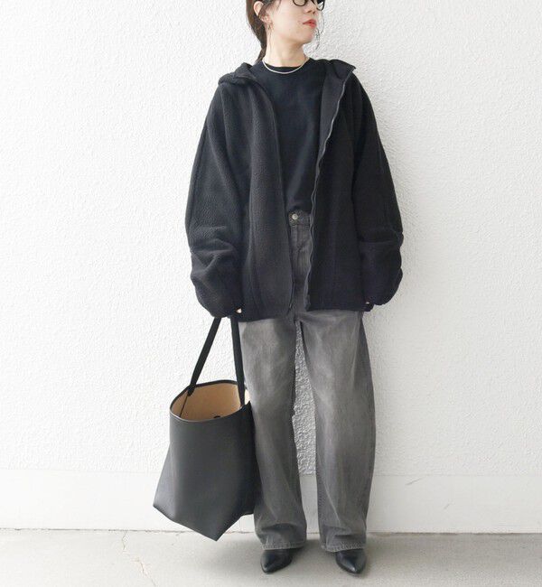 SHIPS any「SHIPS any:〈洗濯機可能〉ボア フリース フード ブルゾン パーカー」|パーカー|