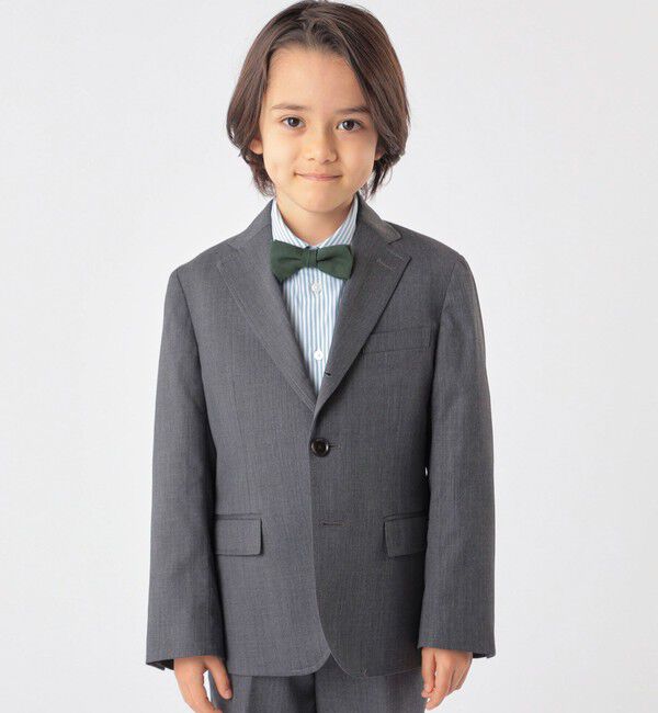 SHIPS KIDS「SHIPS KIDS:100～130cm /〈洗濯機可能〉セレモニー ウォッシャブル ジャケット」|その他|グレー