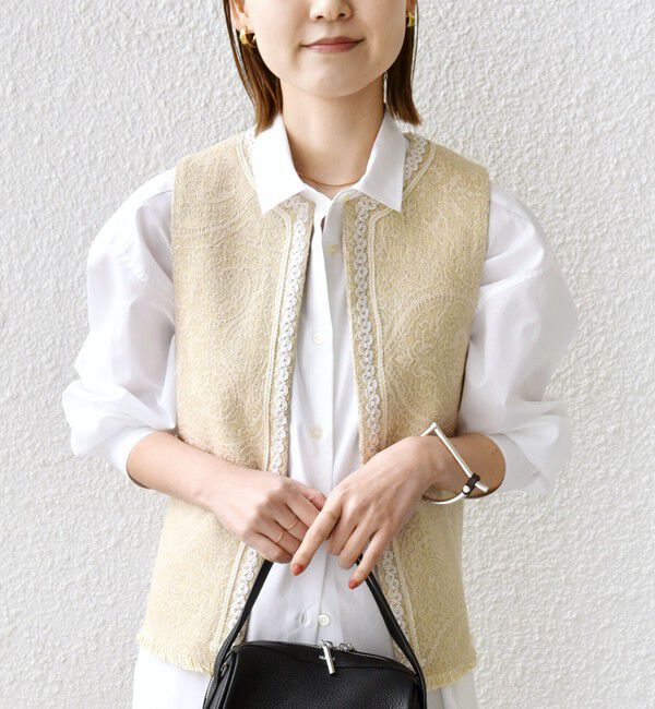 SHIPS for women「【SHIPS別注】BINDU:ブレード テープ ベスト」|ベスト・ジレ|