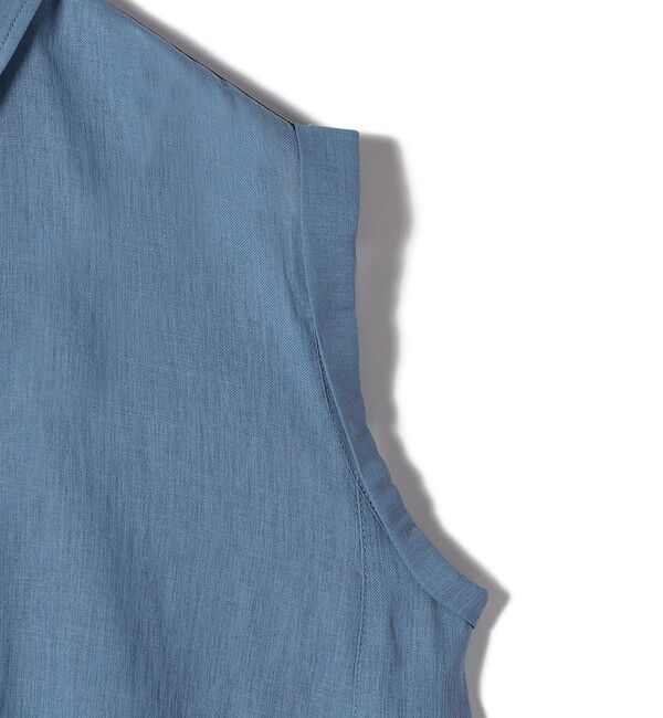 SHIPS for women「【WEB限定】〈洗濯機可能〉シアー リネンライク バック フリル ブラウス」|シャツ・ブラウス|