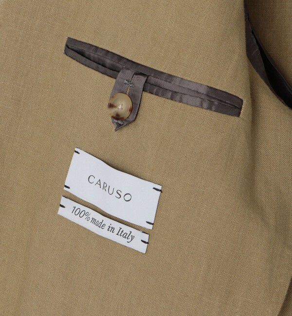 SHIPS「【SHIPS別注】CARUSO: リネン パイピング ジャケット」|テーラードジャケット|