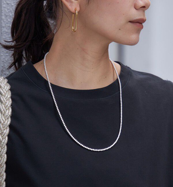 SHIPS for women「INDIAN JEWELRY:ナバホ パール ネックレス（3mm）」|ネックレス|シルバー