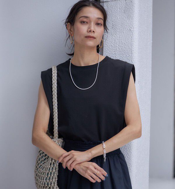 SHIPS for women「INDIAN JEWELRY:ナバホ パール ネックレス（3mm）」|ネックレス|