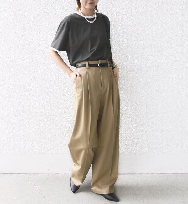 SHIPS for women「〈接触冷感〉レイヤード ライク TEE」|Tシャツ・カットソー|