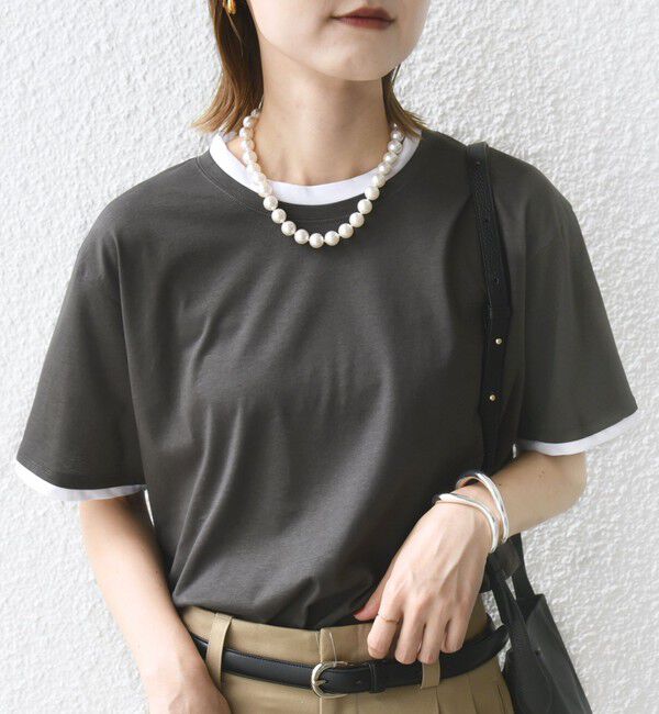 SHIPS for women「〈接触冷感〉レイヤード ライク TEE」|Tシャツ・カットソー|