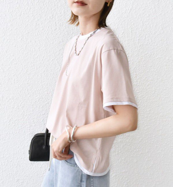 SHIPS for women「〈接触冷感〉レイヤード ライク TEE」|Tシャツ・カットソー|