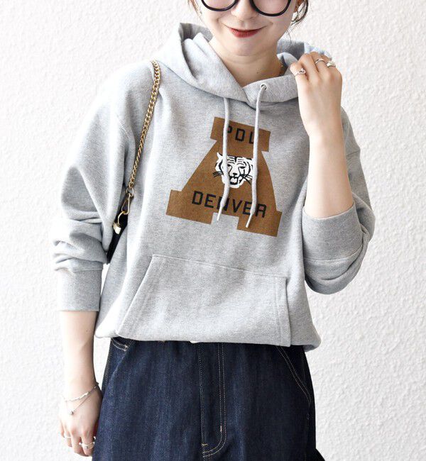 SHIPS any「【SHIPS any別注】THE KNiTS:〈洗濯機可能〉ロゴプリント フーディー パーカー」|パーカー|