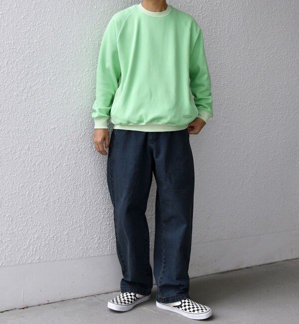 SHIPS any「【SHIPS any別注】HINSON: 裏起毛 フリース ワンポイント ラグラン スウェット◇」|スウェット・ジャージ|