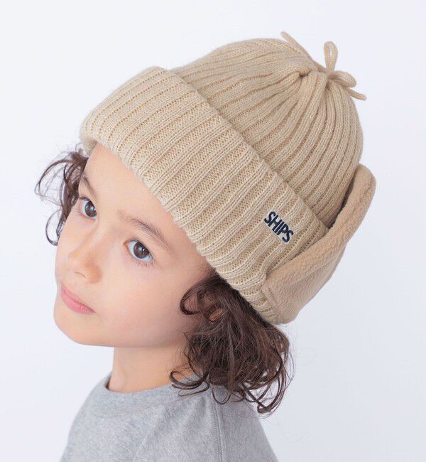 SHIPS KIDS「SHIPS KIDS:フリース フライト ニット ワッチキャップ」|その他|