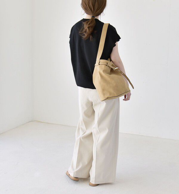 quaranciel「《予約》quaranciel:〈手洗い可能〉ドロスト フレンチスリーブ シアー ニット プルオーバー」|ニット・セーター|