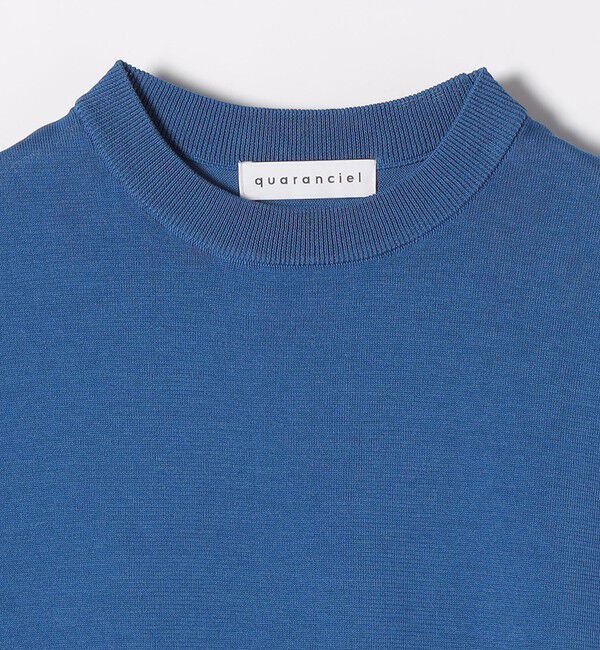 quaranciel「《予約》quaranciel:〈手洗い可能〉ドロスト フレンチスリーブ シアー ニット プルオーバー」|ニット・セーター|