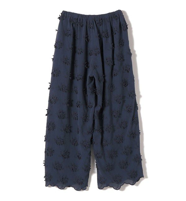 SHIPS for women「《予約》【SHIPS別注】crinkle crinkle crinkle:〈手洗い可能〉3D 刺繍 ワイド パンツ」|その他|