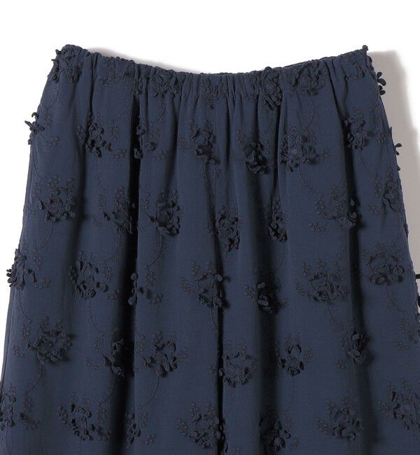 SHIPS for women「《予約》【SHIPS別注】crinkle crinkle crinkle:〈手洗い可能〉3D 刺繍 ワイド パンツ」|その他|