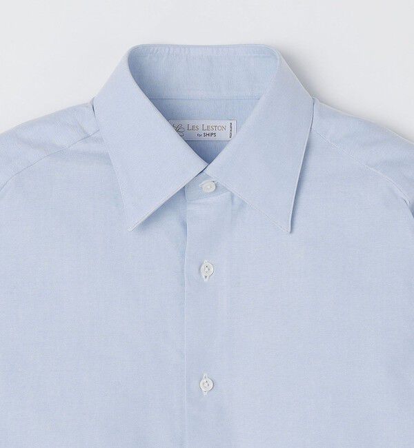 SHIPS「LES LESTON: オックスフォード セミワイド カラー シャツ」|シャツ・ブラウス|