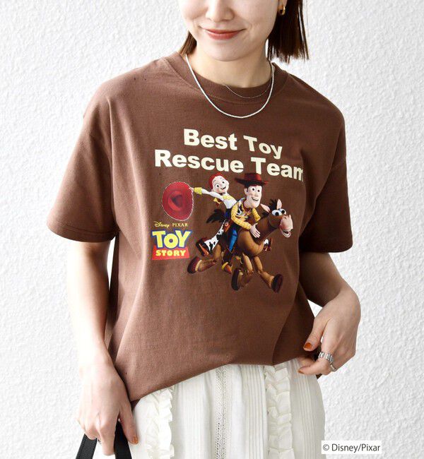 SHIPS any「SHIPS any:〈洗濯機可能〉TOYSTORY/トイ・ストーリー/ プリント ロゴ TEE」|Tシャツ・カットソー|