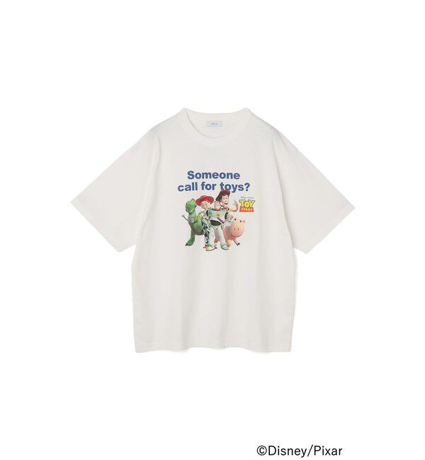 SHIPS any「SHIPS any:〈洗濯機可能〉TOYSTORY/トイ・ストーリー/ メッセージ プリント ロゴ Tシャツ」|Tシャツ・カットソー|