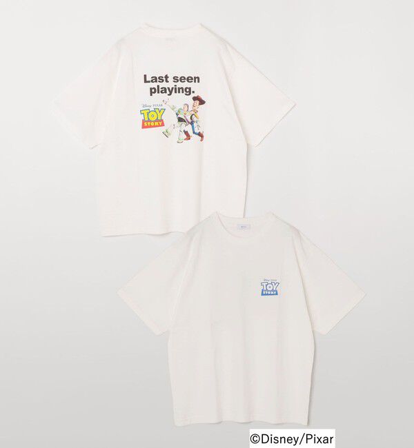 SHIPS any「SHIPS any:〈洗濯機可能〉TOYSTORY/トイ・ストーリー/ メッセージ プリント ロゴ Tシャツ」|Tシャツ・カットソー|