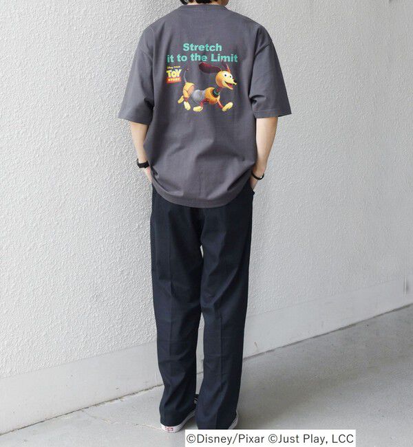 SHIPS any「SHIPS any:〈洗濯機可能〉TOYSTORY/トイ・ストーリー/ メッセージ プリント ロゴ Tシャツ」|Tシャツ・カットソー|