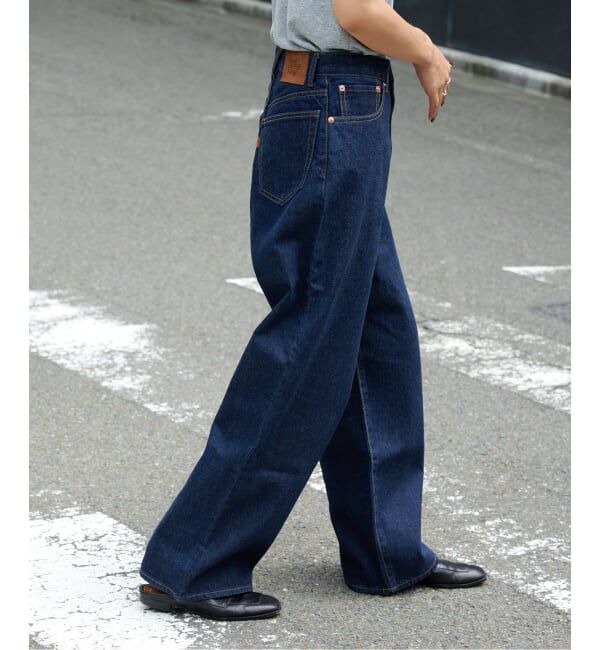 OUTDOOR PRODUCTS Usual Things「追4 ULTデニムハイライズルーズ5PKT」|デニム|