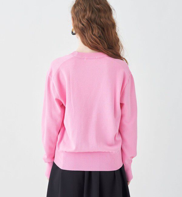 MACPHEE「ドライコットン Vネックカーディガン」|カーディガン|