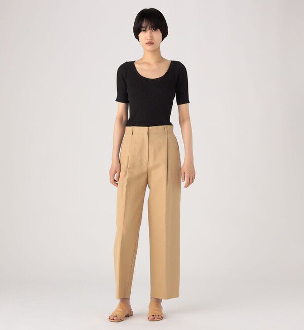 Ballsey「ストレッチラミー ラウンドネックプルオーバー」|ニット・セーター|